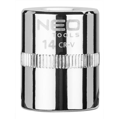 Tubulara hexagonala scurta superlock 1/4", 14 mm Neo Tools 08-232 HardWork ToolsRange