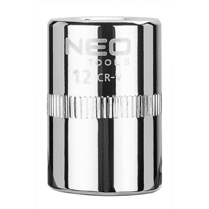 Tubulara hexagonala scurta superlock 1/4", 12 mm Neo Tools 08-230 HardWork ToolsRange