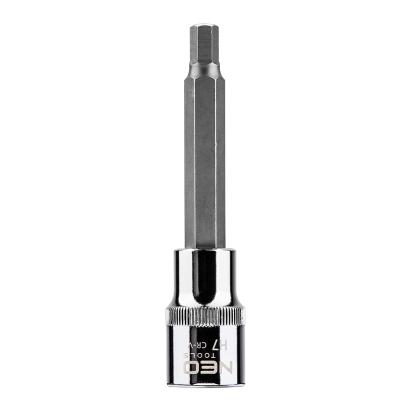 Tubulara cu Bit profil hexagonal lung 1/2", H7 X 100 mm NEO TOOLS 08-782 HardWork ToolsRange