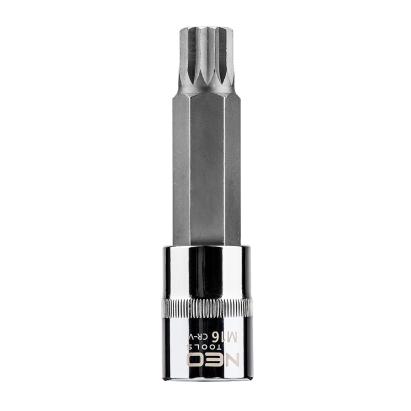 Tubulara cu Bit Spline lunga XZN 1/2",M16 X 100 mm NEO TOOLS 08-746 HardWork ToolsRange