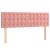 Pat box spring cu saltea, roz, 140x190 cm, catifea GartenMobel Dekor