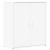 Dulapuri, 2c., alb, 60x31x70 cm, lemn prelucrat GartenMobel Dekor