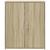 Dulapuri, 2 buc., stejar sonoma, 60x31x70 cm, lemn prelucrat GartenMobel Dekor