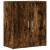 Dulapuri, 2 buc., stejar fumuriu, 60x31x70 cm, lemn prelucrat GartenMobel Dekor