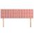 Tăblii de pat, 2 buc, roz, 72x5x78/88 cm, catifea GartenMobel Dekor