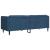 Canapea cu 3 locuri, albastru, material textil GartenMobel Dekor
