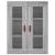 Dulap montat pe perete, gri sonoma, 69,5x34x90 cm GartenMobel Dekor