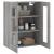 Dulap montat pe perete, gri sonoma, 69,5x34x90 cm GartenMobel Dekor