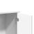 Dulap, alb, 60x31x70 cm, lemn prelucrat GartenMobel Dekor