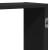 Raft de perete, negru, 159x18x65 cm, lemn prelucrat GartenMobel Dekor