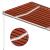 Copertină retractabilă manual LED, portocaliu & maro 300x250 cm GartenMobel Dekor