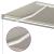 Copertină retractabilă manual cu LED, crem, 400x350 cm GartenMobel Dekor