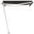 Copertină retractabilă manual cu LED, antracit, 300x250 cm GartenMobel Dekor