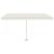 Copertină retractabilă manual cu LED, crem, 400x350 cm   GartenMobel Dekor