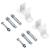 Copertină retractabilă manual, cu LED, galben și alb, 4,5x3 m GartenMobel Dekor
