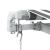 Copertină retractabilă manual cu LED, antracit/alb, 400x350 cm GartenMobel Dekor