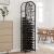 Suport sticle vin 73 de sticle, negru 45x36x200 cm fier forjat GartenMobel Dekor