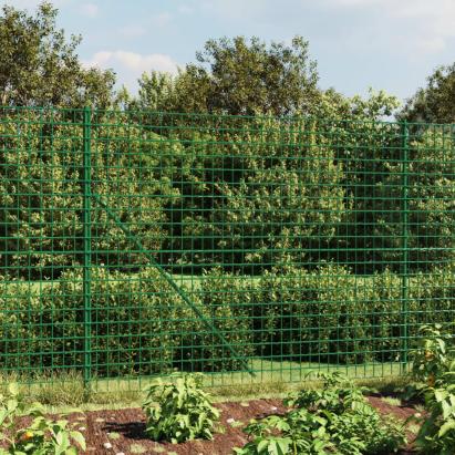 Gard plasă de sârmă, verde, 1,4x10 m, oțel galvanizat GartenMobel Dekor