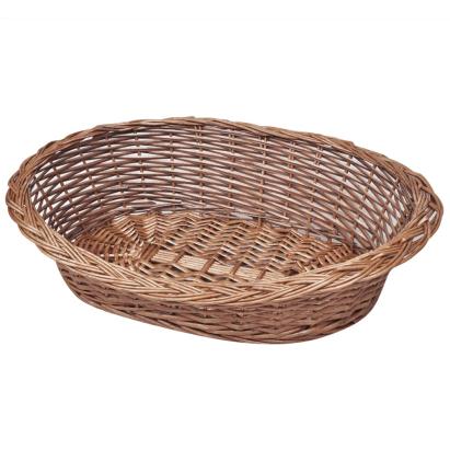 Coș/Pătuț de răchită pentru câini/animale de casă, 50 cm, natural GartenMobel Dekor