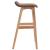 Scaun de bar, gri taupe, material textil GartenMobel Dekor