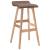Scaun de bar, gri taupe, material textil GartenMobel Dekor