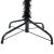 Brad Crăciun pre-iluminat cu set globuri, negru, 120 cm, PVC GartenMobel Dekor