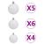 Brad Crăciun pre-iluminat cu set globuri, negru, 120 cm, PVC GartenMobel Dekor