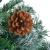 Brad Crăciun artificial pre-iluminat globuri/conuri pin 180 cm GartenMobel Dekor