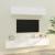 Set dulap TV, 4 piese, alb, lemn prelucrat GartenMobel Dekor