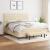 Pat continental cu saltea, crem, 180x200 cm, textil GartenMobel Dekor