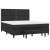 Pat box spring cu saltea, negru, 160x200 cm, piele ecologică GartenMobel Dekor