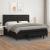 Pat box spring cu saltea, negru, 200x200 cm, piele ecologică GartenMobel Dekor