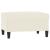 Set de canapele cu perne, 3 piese, crem, catifea GartenMobel Dekor