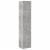 Dulap depozitare slim gri beton 45x42,5x225 cm lemn prelucrat GartenMobel Dekor