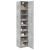 Dulap depozitare slim gri beton 45x42,5x225 cm lemn prelucrat GartenMobel Dekor