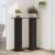 Suporturi de plante, 2 buc., negru, 30x30x95 cm, lemn prelucrat GartenMobel Dekor