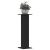 Suporturi de plante, 2 buc., negru, 30x30x95 cm, lemn prelucrat GartenMobel Dekor