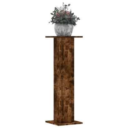 Suporturi de plante 2 buc. stejar fumuriu 30x30x95 cm lemn GartenMobel Dekor