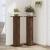 Suporturi plante 2 buc. stejar maro 30x30x95 cm lemn prelucrat GartenMobel Dekor
