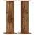 Suporturi de plante 2 buc. lemn vechi 30x30x95cm lemn prelucrat GartenMobel Dekor