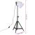 Lampă de podea 25 W, alb, 35x35x65/95 cm, E27 GartenMobel Dekor