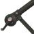 Umbrelă consolă de grădină cu stâlp din aluminiu, negru, 350 cm GartenMobel Dekor
