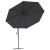 Umbrelă consolă de grădină cu stâlp din aluminiu, negru, 350 cm GartenMobel Dekor