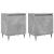 Noptiere, 2 buc., gri beton, 40x30x50 cm, lemn compozit GartenMobel Dekor