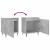 Noptiere, 2 buc., gri beton, 40x30x50 cm, lemn compozit GartenMobel Dekor