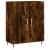 Dulap, stejar fumuriu, 69,5x34x90 cm, lemn compozit GartenMobel Dekor
