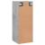 Dulap montat pe perete, gri beton, 34,5x34x90 cm GartenMobel Dekor