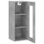 Dulap montat pe perete, gri beton, 34,5x34x90 cm GartenMobel Dekor