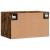 Dulap de perete, stejar fumuriu, 60x36,5x35 cm, lemn prelucrat GartenMobel Dekor