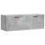 Dulap de perete, gri beton, 100x36,5x35 cm, lemn prelucrat GartenMobel Dekor
